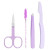 Ruby Face Professional Beauty Tools Brow Kit 4pcs Purple